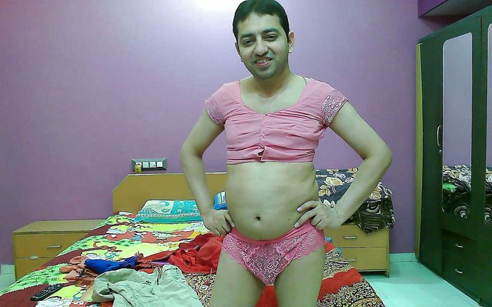 Cute &amp; Nude Crossdresser: Cute pink princess sissy crossdresser femboy Sweet Lollipop in a...