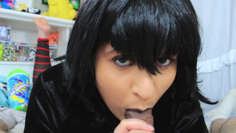 VickyVixen: Mavis Draculas halloween-blowjob
