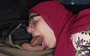 MiaNIqab: Deepthroat in Car Submissive Arab Wife Mia Niqab