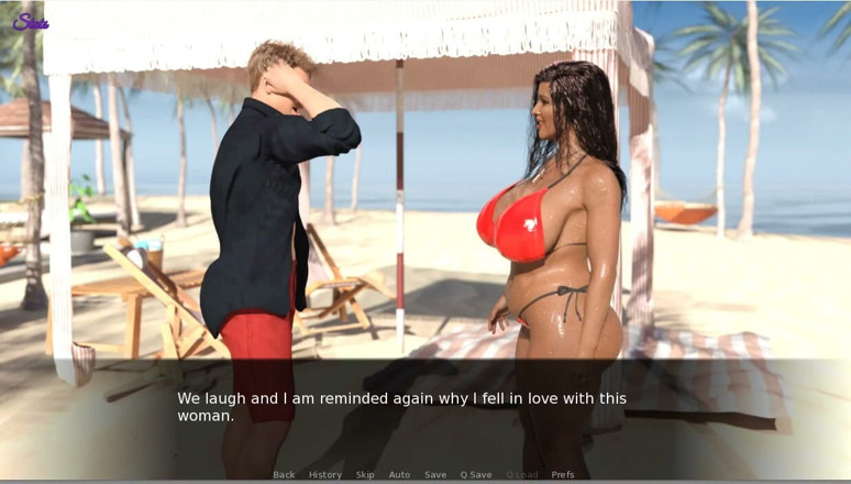 XXX Games Bunk: Bikini bagnato che indossa moglie in spiaggia