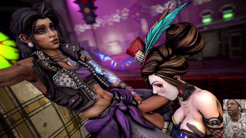 L6RD7BLU3 FUTA: Dvě uklízečky děvky lízají na velké prsa transgender BBC, Mad...