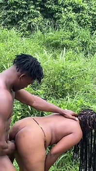 She Is Explaining What She Is Doing at the Bush at This Time of the Day