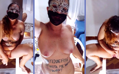 Mirelladelicia: Exhibitionism When Recording the Anal Video