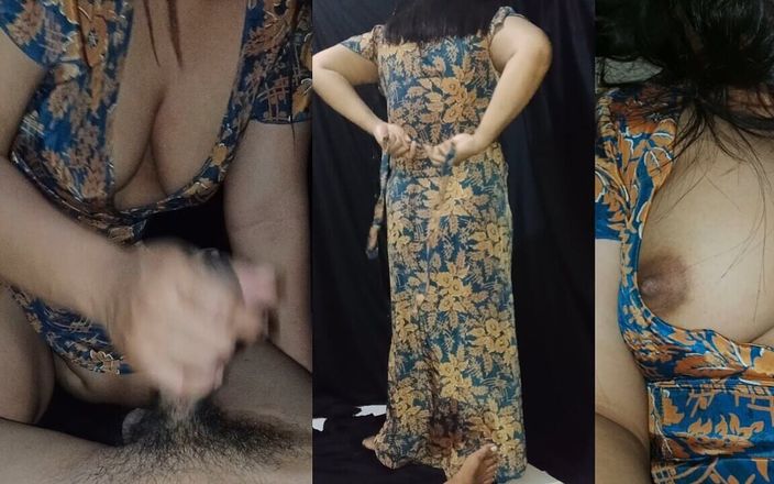 Ayuningsih: Att spruta hennes fitta svänger med sin kimono känns sexig