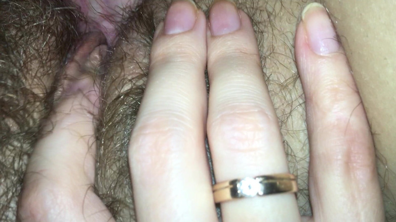 Risky Hairy Couple: Tsss Not Alone at Home Fucking