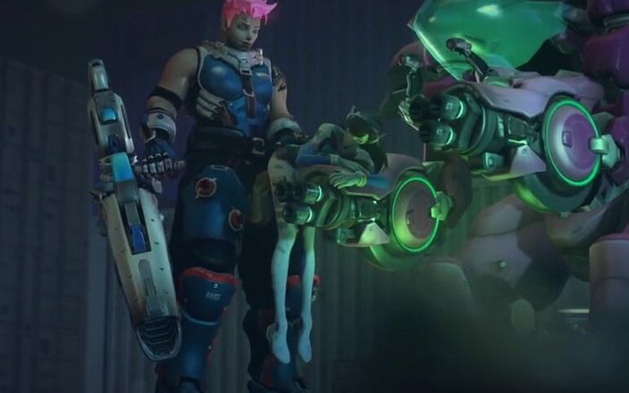 Velvixian3Futanari: Zarya vs Dva (futa trans)