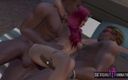 Sexual Hot Animations: Une salope tatouée se fait baiser par son demi-frère et...