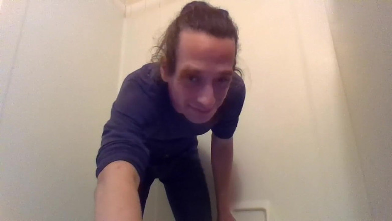 LilTaste: Cute Transgirl Pissing Jeans Intentionally for First Time; Fully Clothed