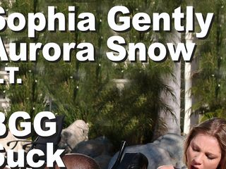 Edge Interactive Publishing: Sophia Gently &amp; Aurora Snow &amp; L.T. BGG Suck Lick Anal Snowball