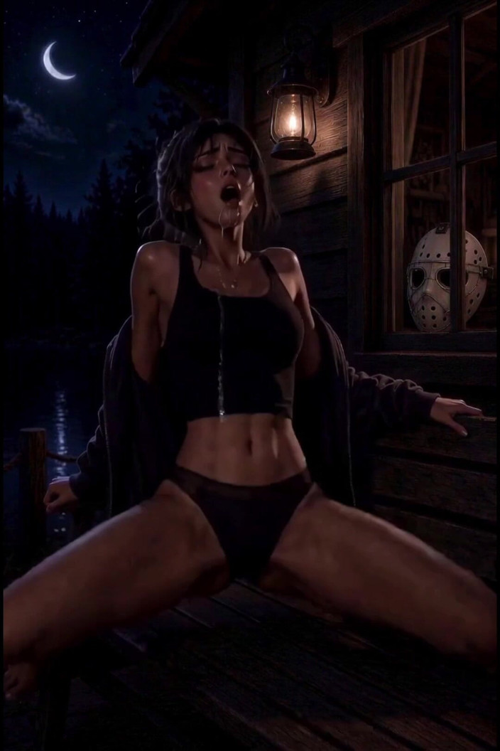 Wertstofsamler: 3D Anime Woman, Summer Vacation at the Lake House Halloween
