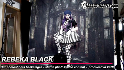 Bravo Models Media: 386-sahne arkası fotoğraf çekimi Rebeka Black - yetişkin