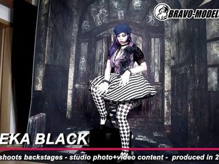 Bravo Models Media: 386-Backstage photoshoot Rebeka Black - Adult