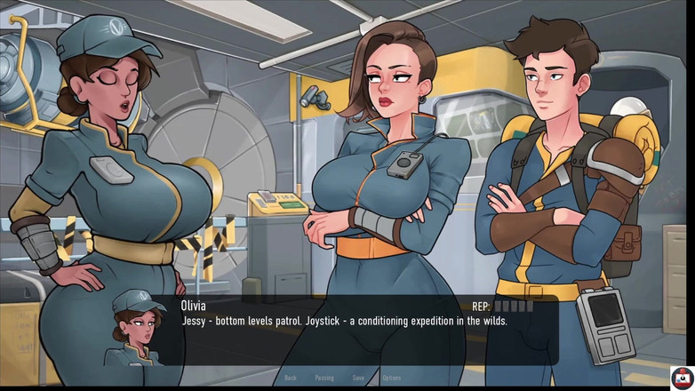 Joystick Cinema: Deep Vault 69 - (pt 12) - chica está olisqueando las cosas de mi hermanastra