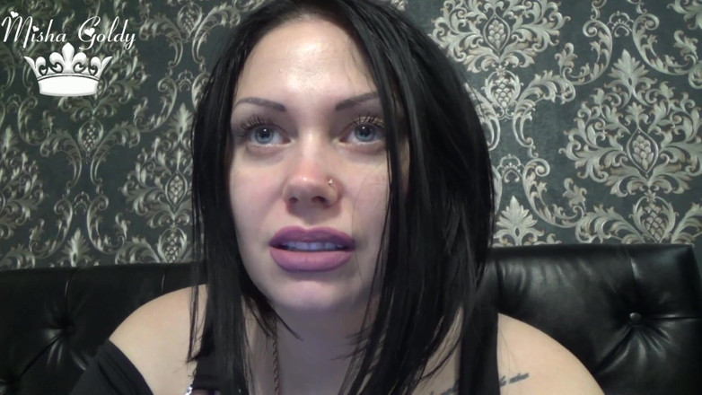 Goddess Misha Goldy: Biggest asshole but the smallest cock