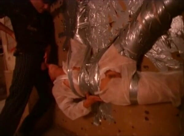 Maledom Austria: Dominus Ronaldo taped his redheaded slave to the wall and...