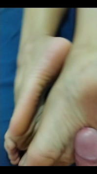 Simple of New Footjob Video Red Nails Have a Hot Sunday Guys