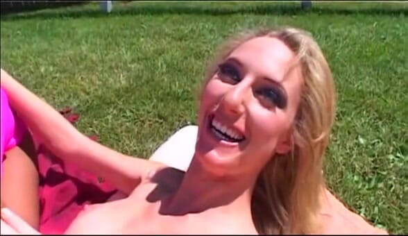 European Classics: Hot blonde girls having hot sex outside