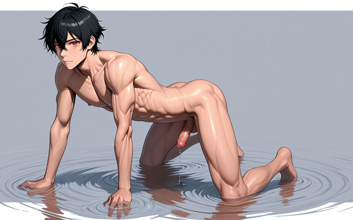 LustMen: This Dark Alt Boy Spreading Precum Will Drive You Wild