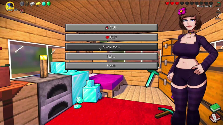 Alita: Hornycraft Minecraft parody - Steve riceve un salivoso pompino deepthroat da...