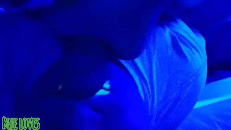 Bree Loves: Slut with neon lips denies cum in mouth
