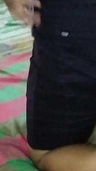 Sri Lankan Couple Double Penetration Dildo Home Made Closeup