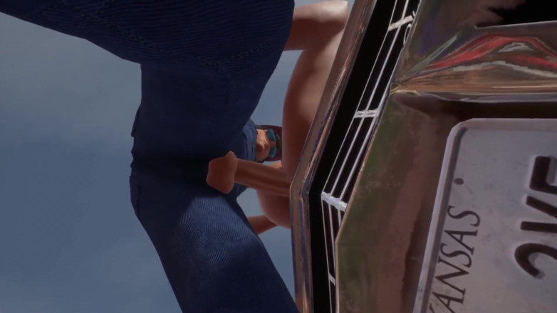 Wraith ward: Flicka knullad på en Chevy Impala: 3D -porr
