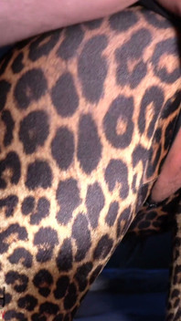 Хэллоуинские угощения в комбинезоне Leopard Zentai — Projectfundiary