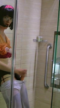 Fast, Loose, and Wet - Kinky Strap-on Surprise in Tight White Pants