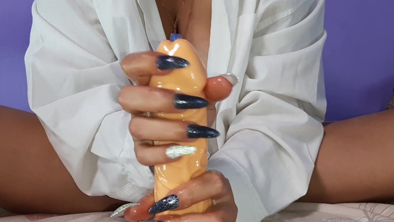 LizAngel: Jerking off big dick