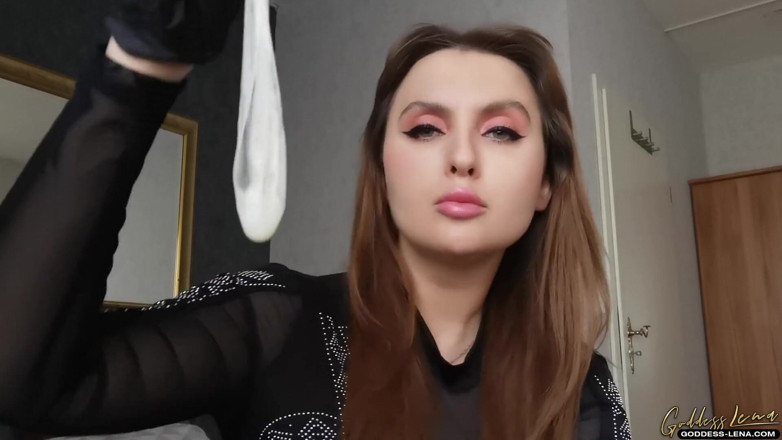 Goddess Lena: Cuckold cum eater