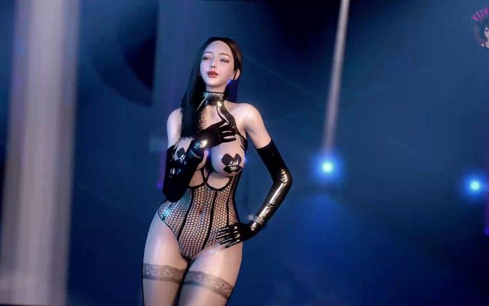 Velvixian: Sexy Big Ass Asian Girl Dancing in Lingerie