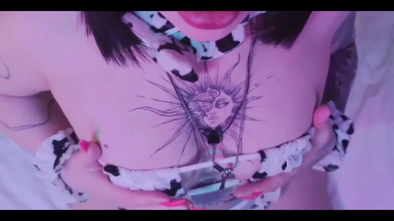 Peachgardens: Sevimli kovboy kız kamerada büyük götle oynuyor - peachgardens