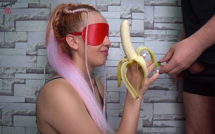 AnGelya G: Bedrogen stiefzus in fruitspel! Ze vond het leuk! Verrassing!