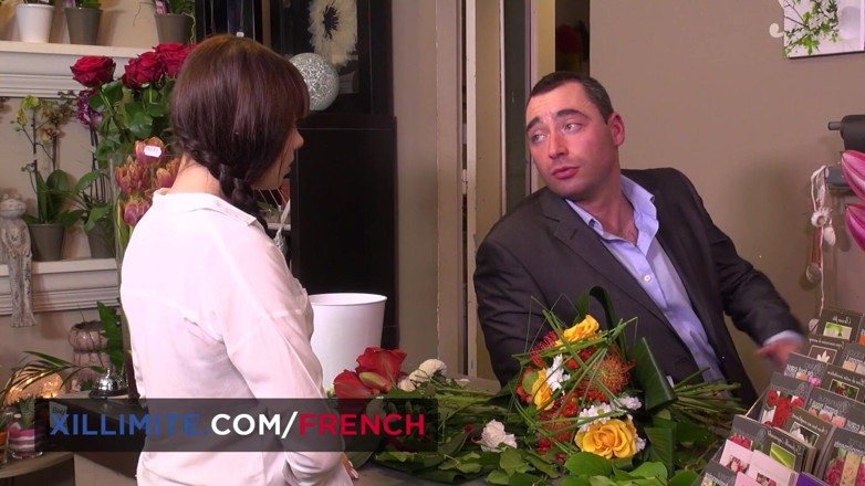 French girls at work: Threesome and anal sex with 2 french teens