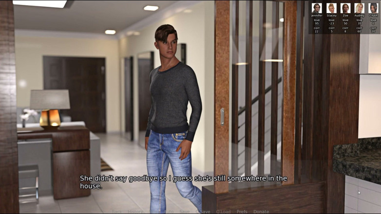 Sex game gamer: Blacked House Všechny sexuální scény 1