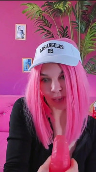 I Jerk off Dildo POV and Imagine It's Your Cock in My Hands