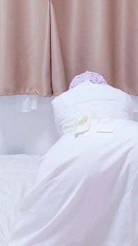 A Malaysian Hijabi Girl Teasing with White Abaya Showing off Her Ass