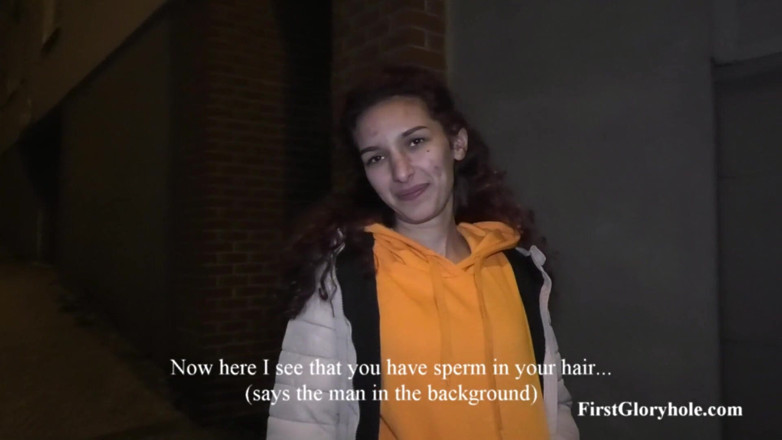 First Gloryhole: Young stepmom Lilien - 9 Swallowed Doses of Sperm (full Video)