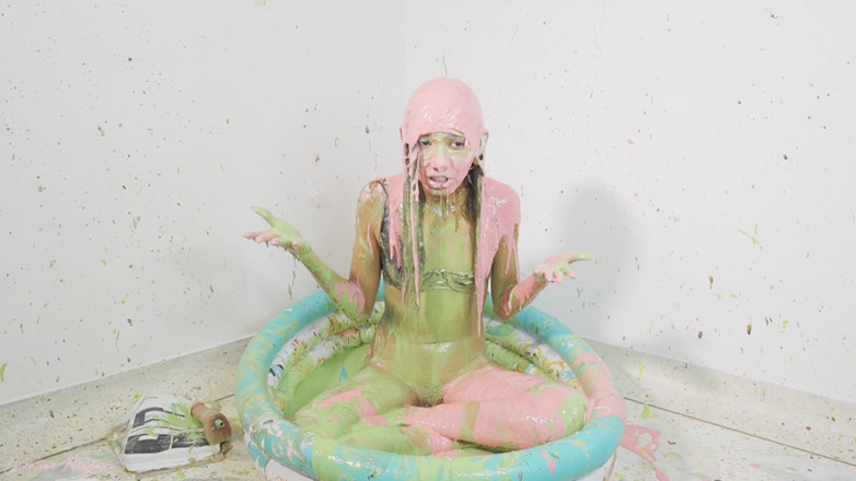 MartinaMagni: I Am Humiliated as a Presenter with Slime Pie Cake...