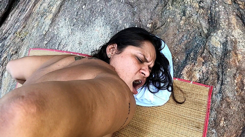 Paty Bumbum: Desi indka na nudistické pláži Živý sex s Paty Bumbum
