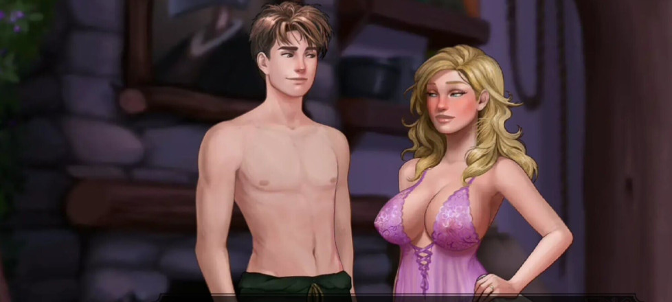 Naughty gameplays: Какая легенда No6 - одинокая овдовевшая жена показывает ее сочную