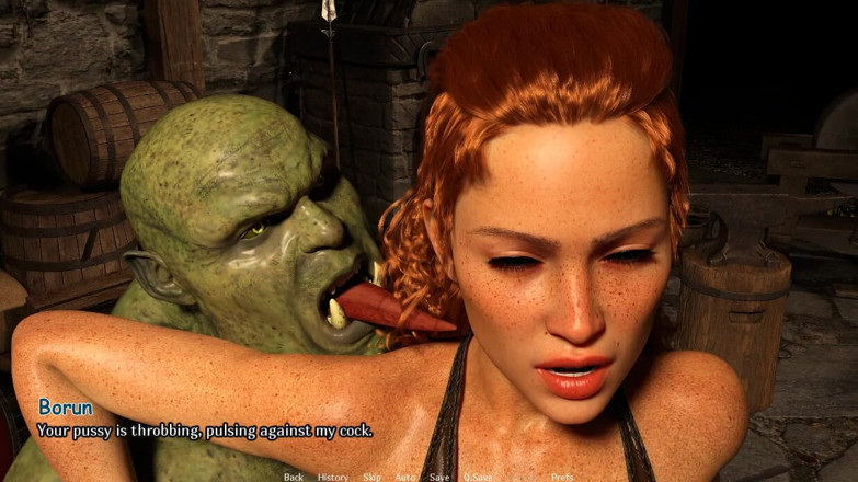 XXX Games Bunk: Valeria the Last Heir - Gameplay - Roleplay - Valeria Sex with Orcs