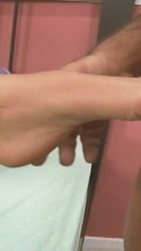 Foot Sluts Scene-2_beautiful Blonde MILF with a Big Ass Ends up with Her Feet Running