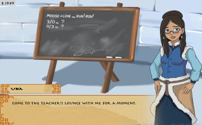 Cartoon Play: Four elements trainer part 13 (Book 1 water) (Slave route)