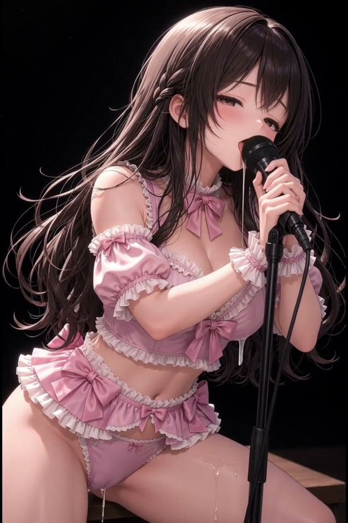 Wertstofsamler: 3D Anime Idol on Stage in Oktoberfest Dress Masturbates at...