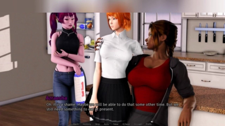 3DXXXTEEN2 Cartoon: The back door of a good girl. 3D porn cartoon sex