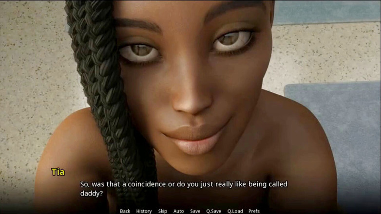 Visual Novels: WVM stars university part 88 - blowjob from Latina teen in shower