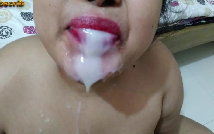 Aria Mia: Huge Cum Inside Pussy &amp;amp; Mouth Indian Sex