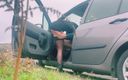 Sportynaked: Handjob to a Stranger in the Car