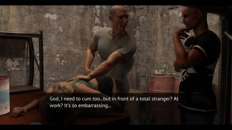 Porngame201: Kancelářská manželka - Playthrough # 12 suterén s Nate, seznamte se s Dixonem